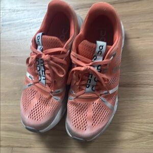 On Running Coral Athletic Sneakers
